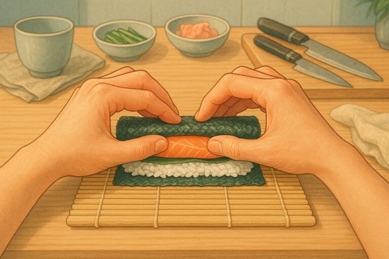 comment faire des makis au saumon 1