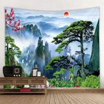 Tapisserie murale japonaise