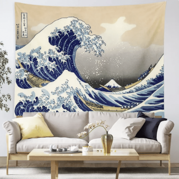 La Grande Vague de Kanagawa toile