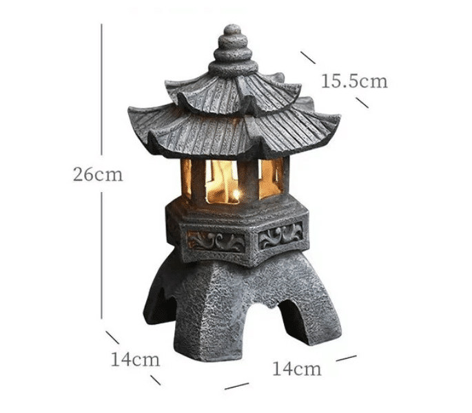 Pagode japonaise en pierre
