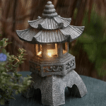 Pagode japonaise en pierre