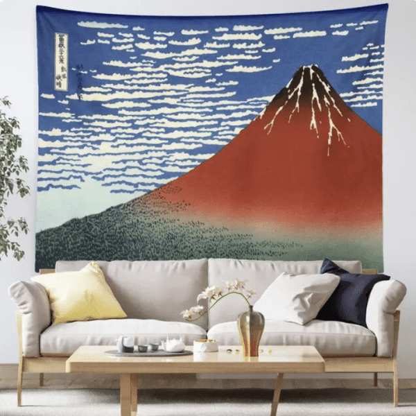 Tentures murales japonaises Mont Fuji