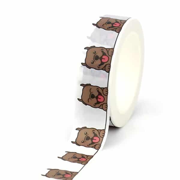 Papier Washi ​Chien Staffordshire Bull Terrier