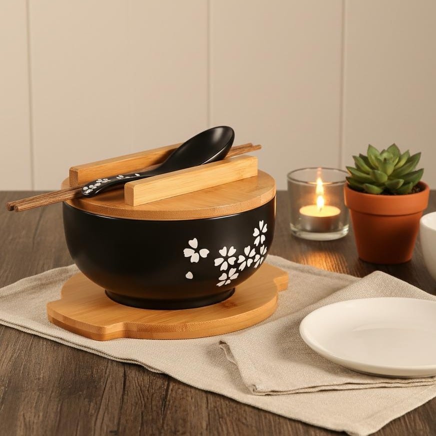 Bol Pour Ramen avec Plateau – picture 3