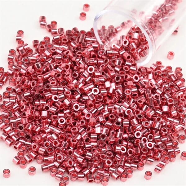 Perles Japonaises en Verre​ 11/0 Métal Cuivré (Ø 2 mm)