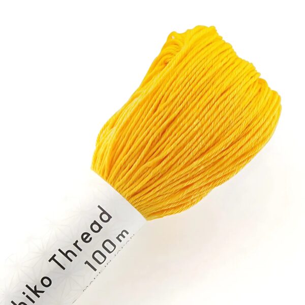 Fils Sashiko Jaune Vibrant