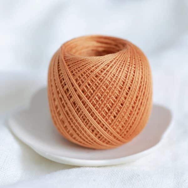 Fil pour Sashiko Orange Terre Cuite