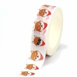 Papier japonais washi rouleau chien shiba inu