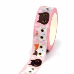 Papier washi autocollant​ chat Maneki Neko