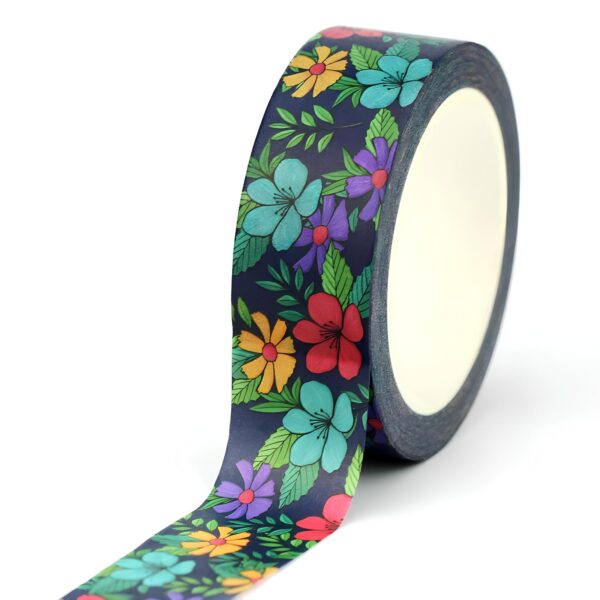 Papier Washi Adhésif Feuillage Tropicale