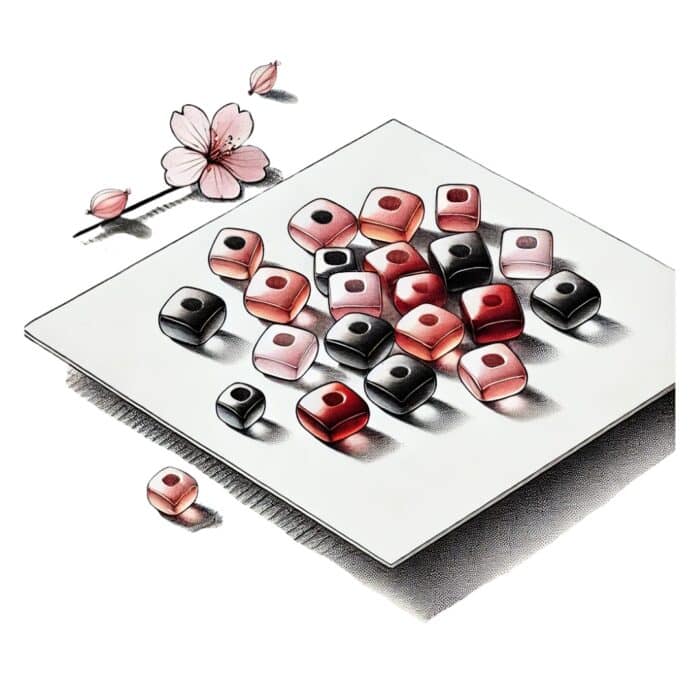 Perles Plates Japonaises