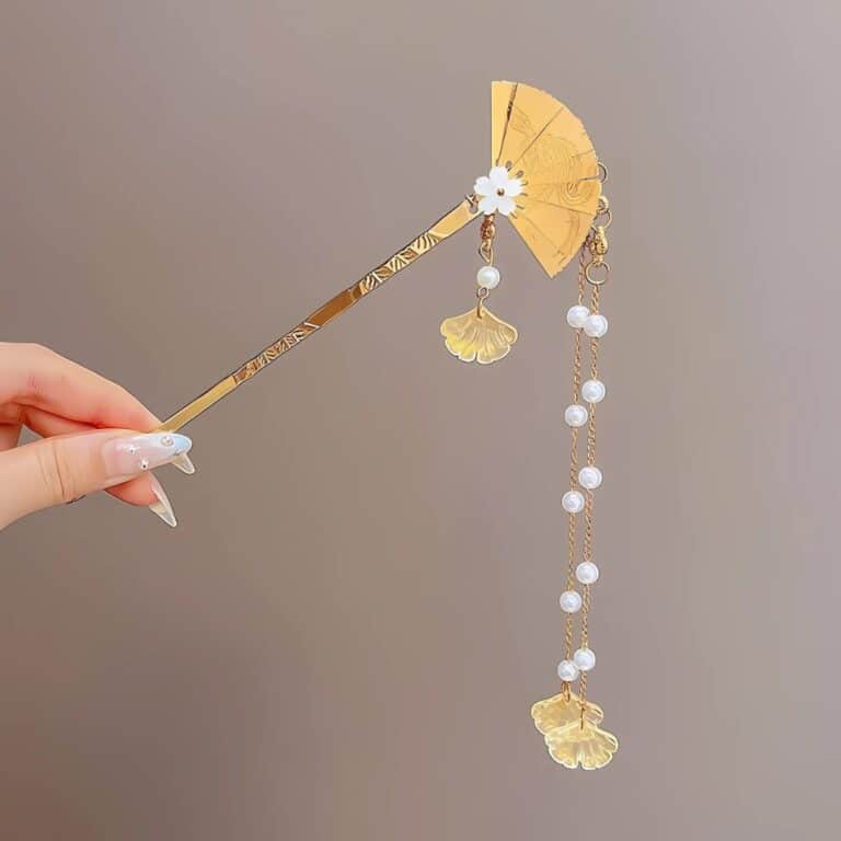 Pic cheveux japonais​ éventail