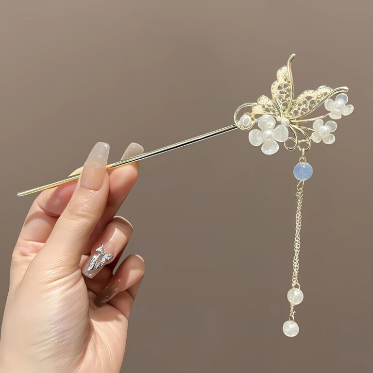Pic cheveux japonais​ éventail