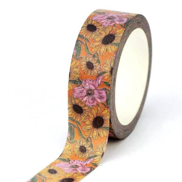 Ruban Adhésif Washi Tournesols Vibrants