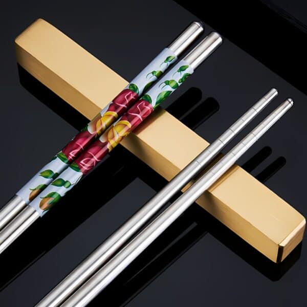 Baguettes Japonaises Personnalisées Florales