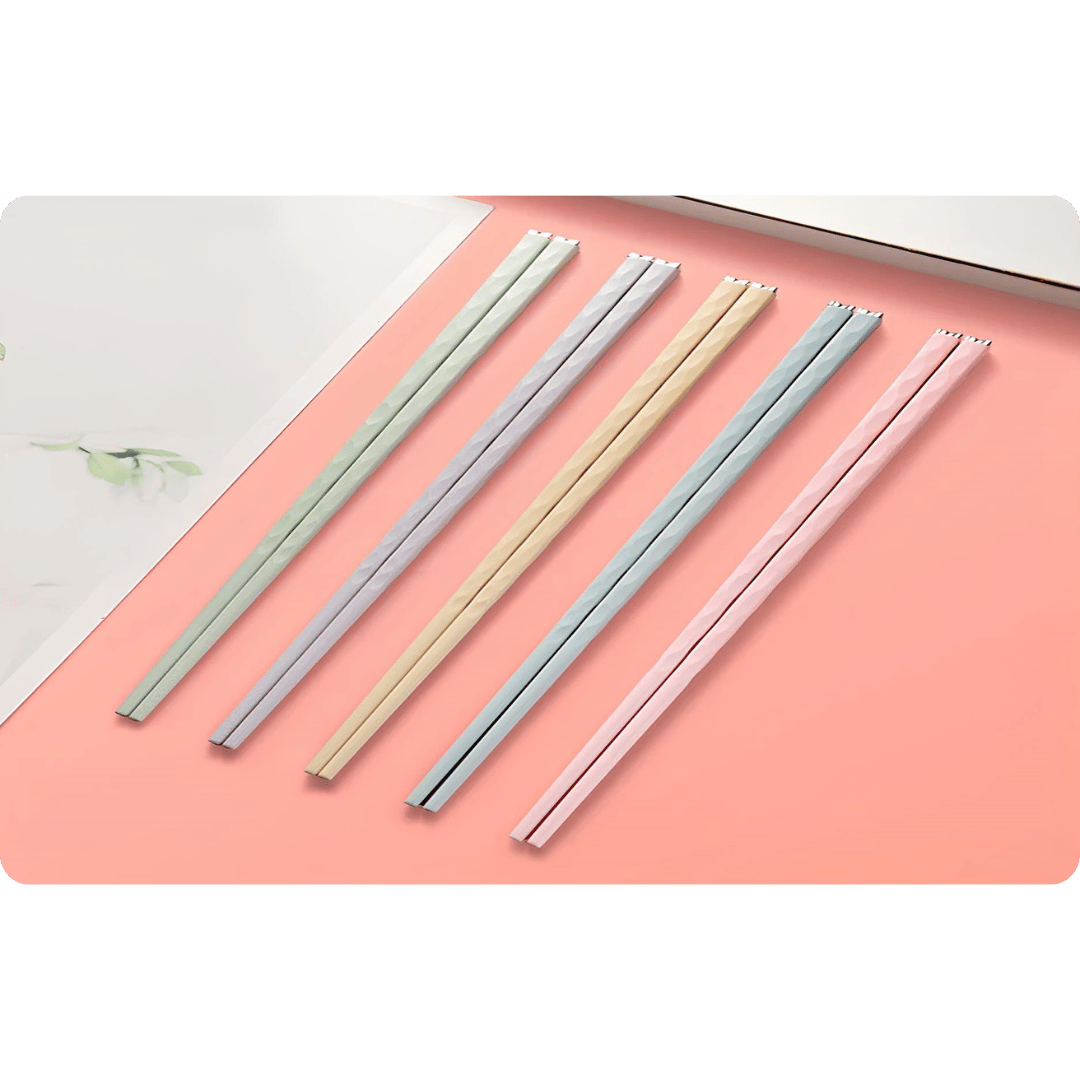 Coffret de baguettes japonaises multicolores