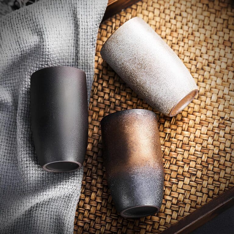 Mug japonais​ beige avec infuseur