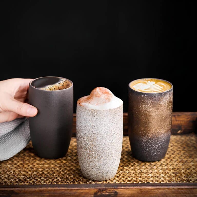 Mug japonais​ beige avec infuseur