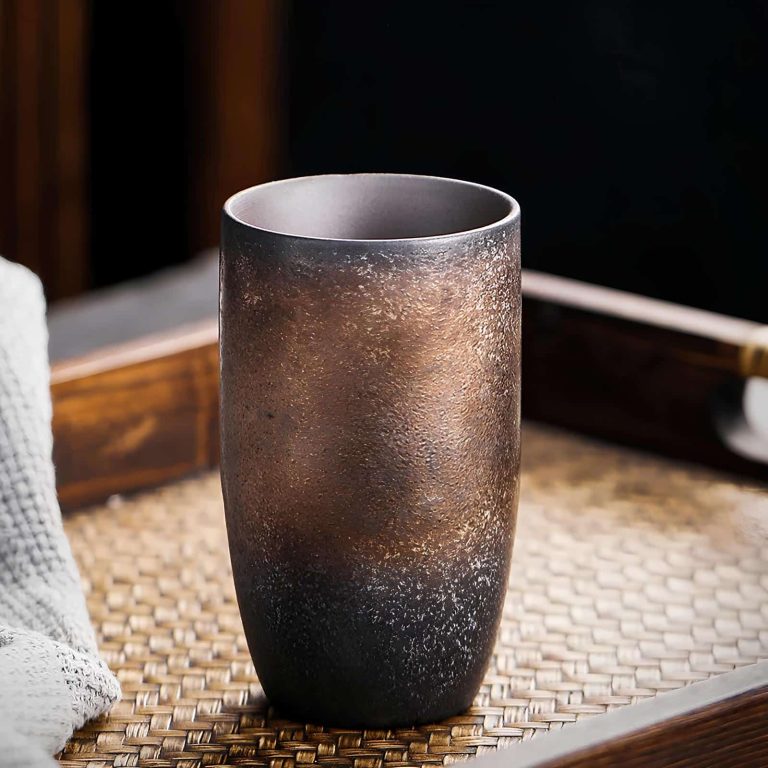 Mug japonais​ brun avec infuseur - Sans Infuseur