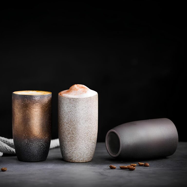 Mug japonais​ beige avec infuseur