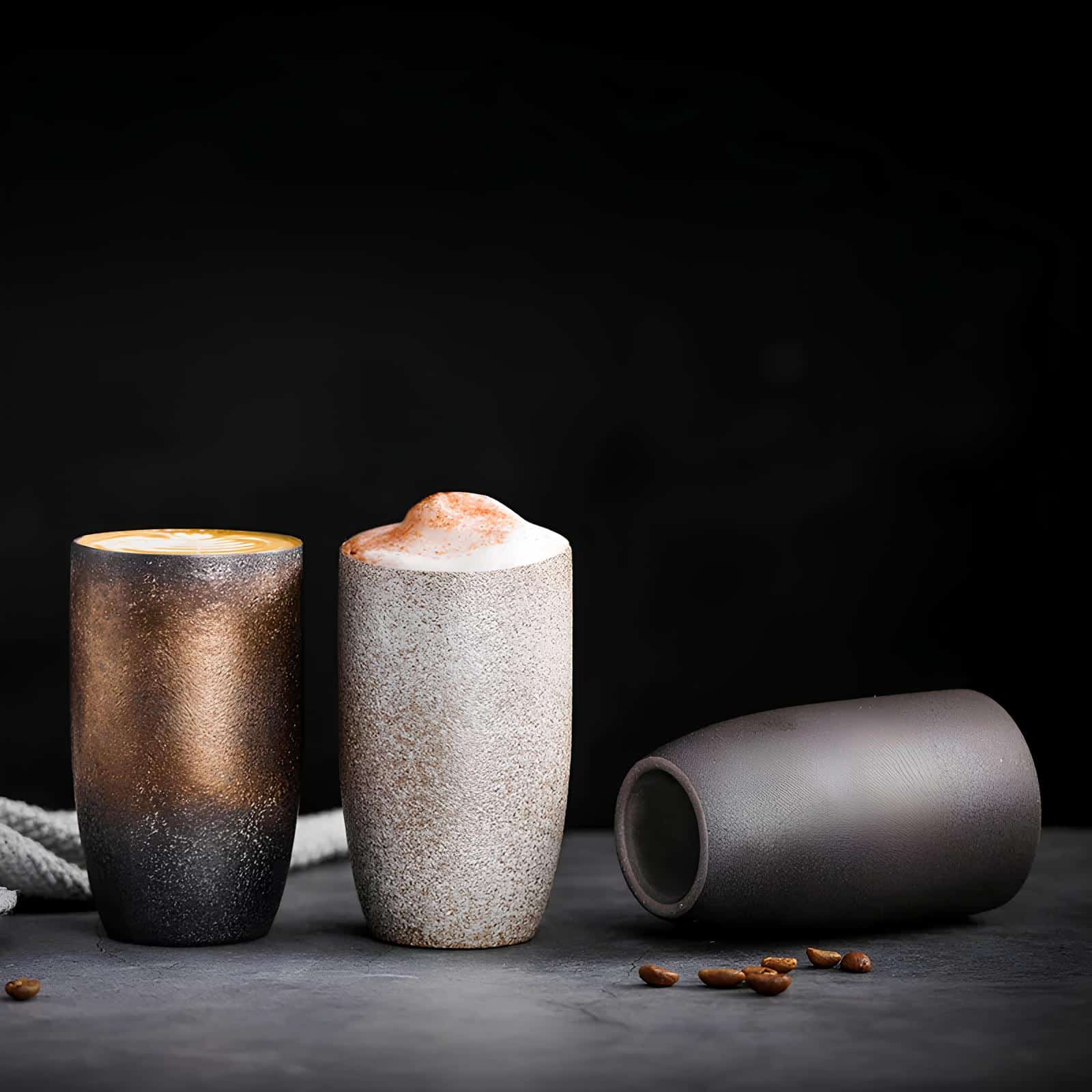 Mug japonais​ beige avec infuseur