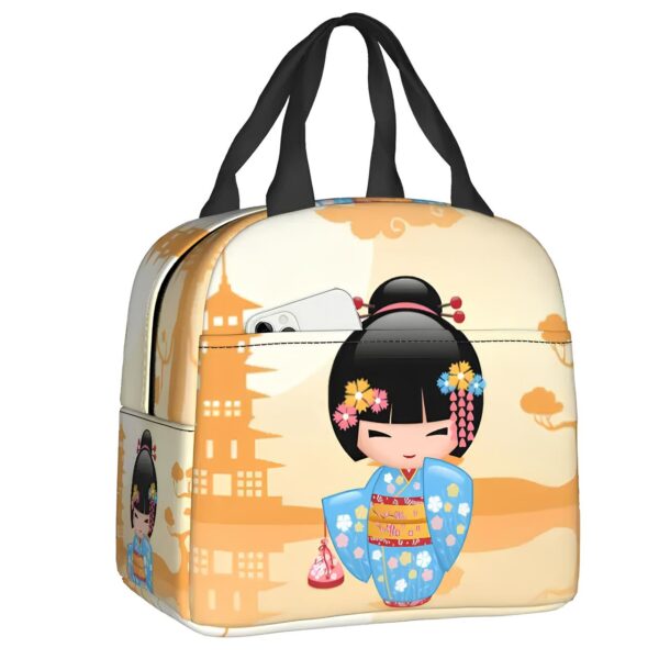 Sac à Bento Isotherme Poupée Japonaise