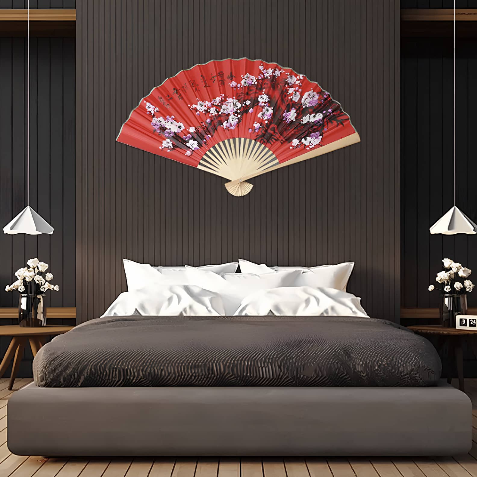 Grand éventail mural (1)