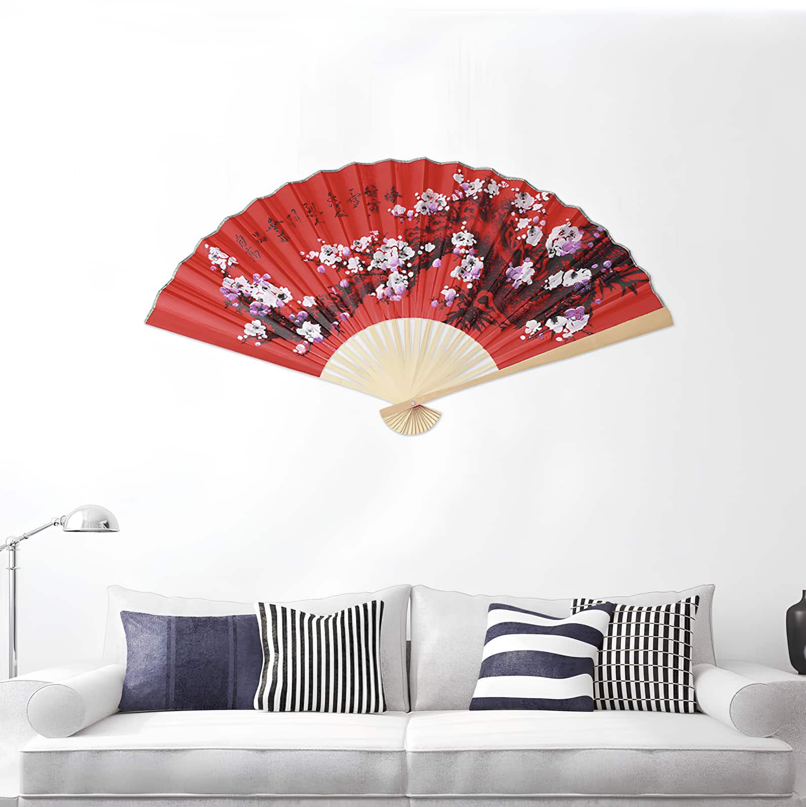 Grand éventail mural (2)