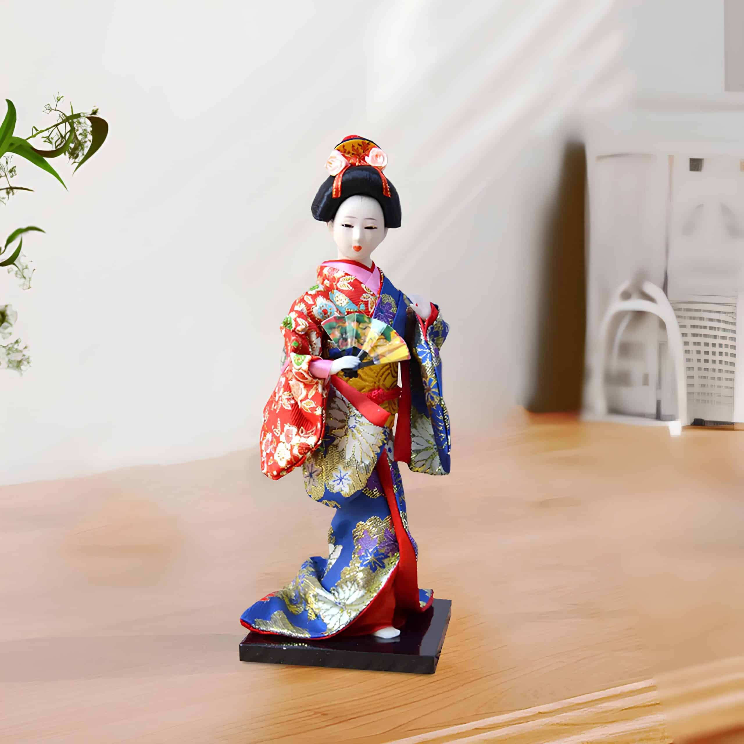 Figurine japonaise traditionnelle​ geisha