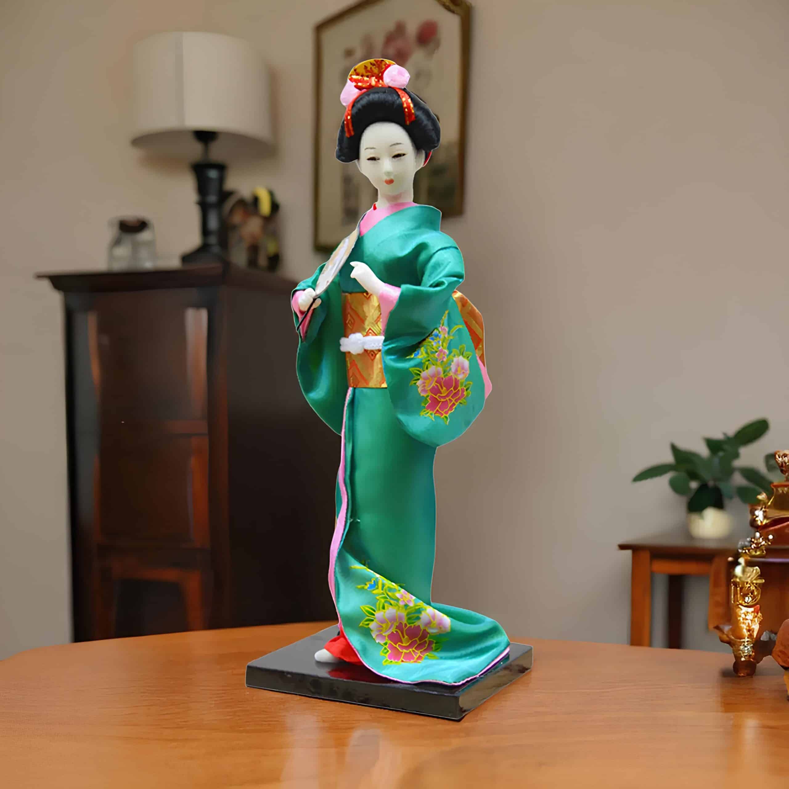 Statuette japonaise de geisha