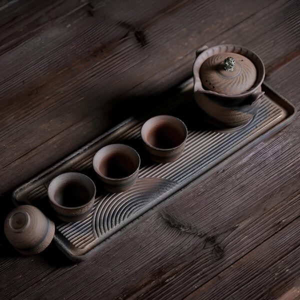 Théière Céramique Japonaise​​ avec 4 Tasses