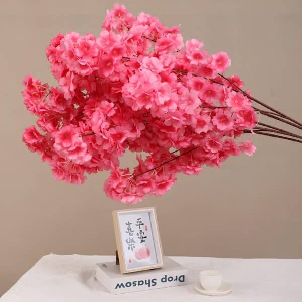 Branches Cerisier Japonais Artificiel Rouge