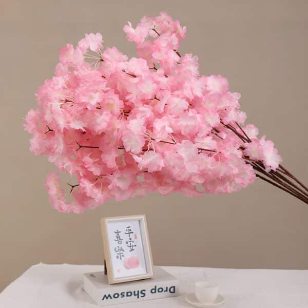 Branches Faux Cerisier Japonais Rose