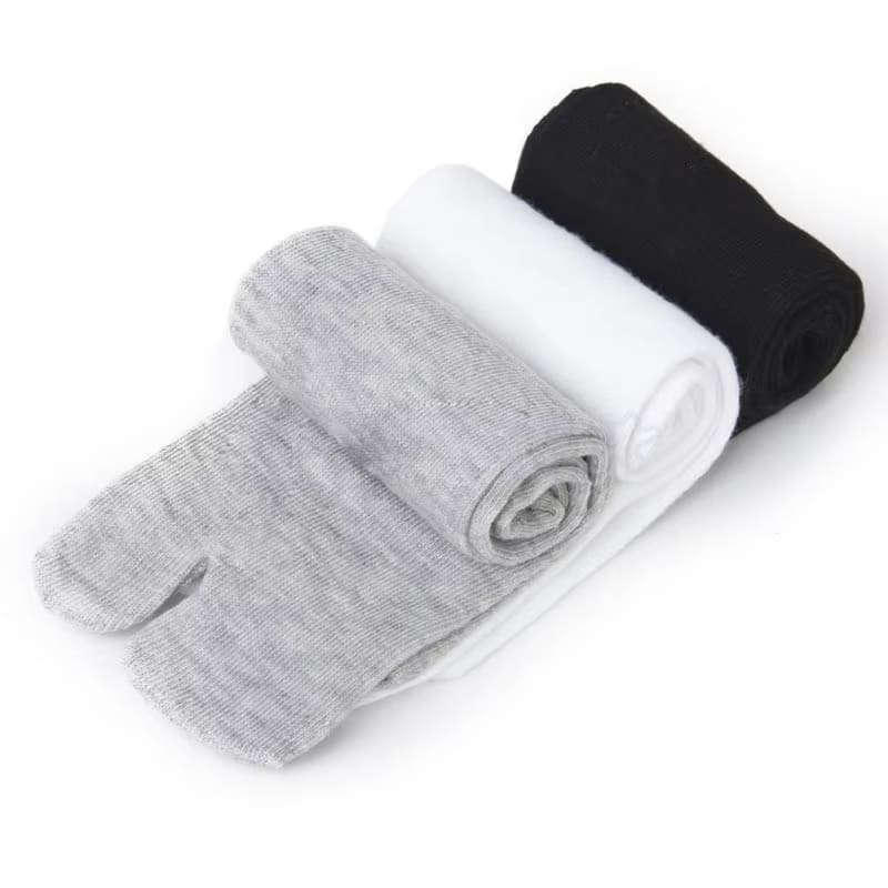 Chaussettes japonaises 2 doigts​ Tabi mixte respirante unisexe