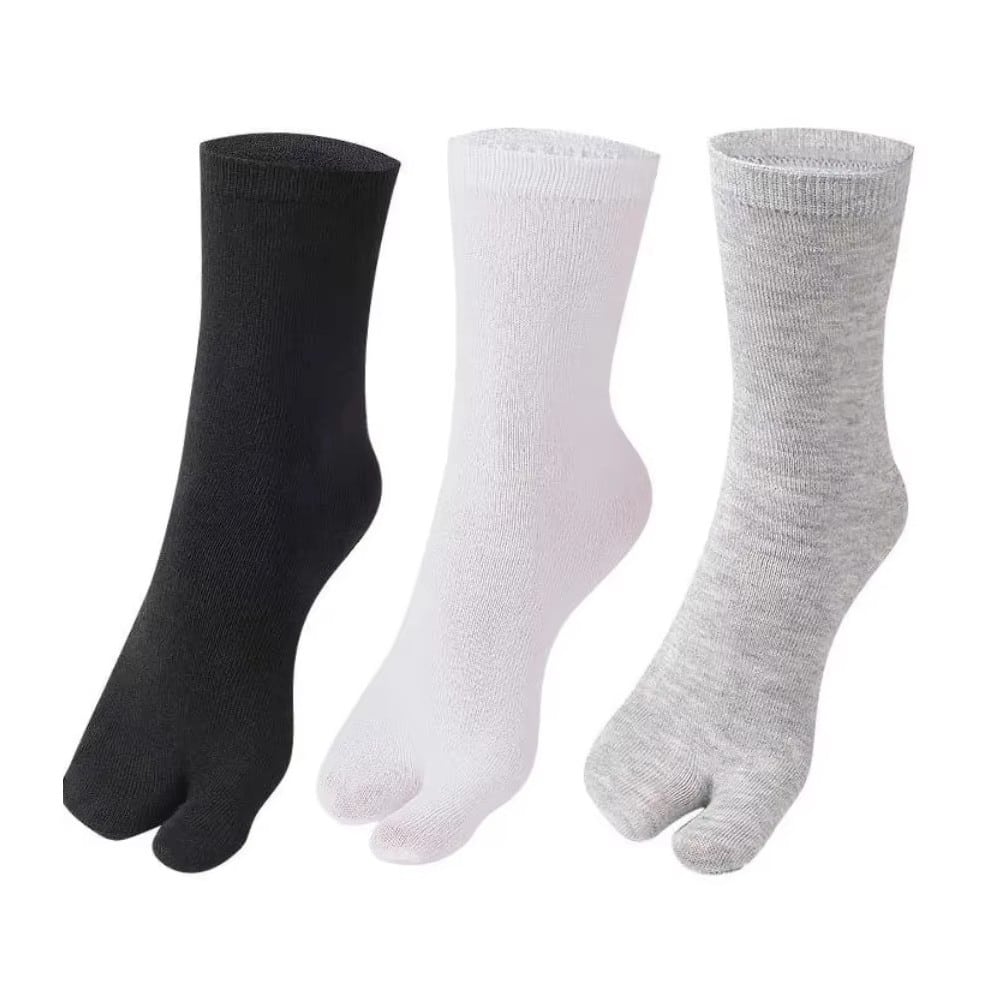 Chaussettes japonaises 2 doigts​ Tabi mixte respirante unisexe