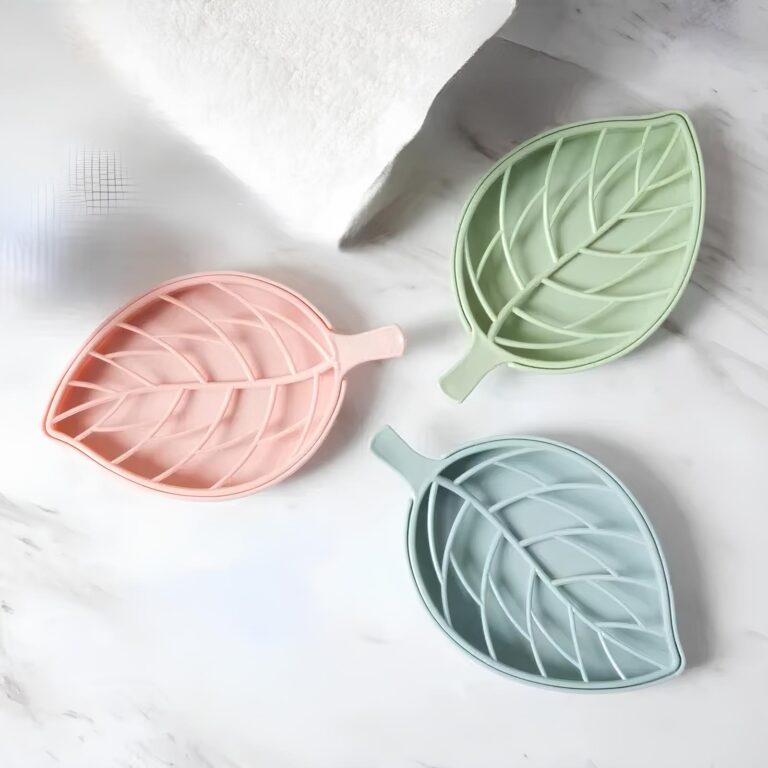 Porte savon en forme de feuille​