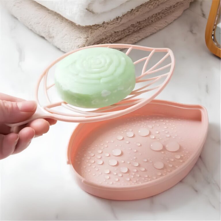 Porte savon en forme de feuille​