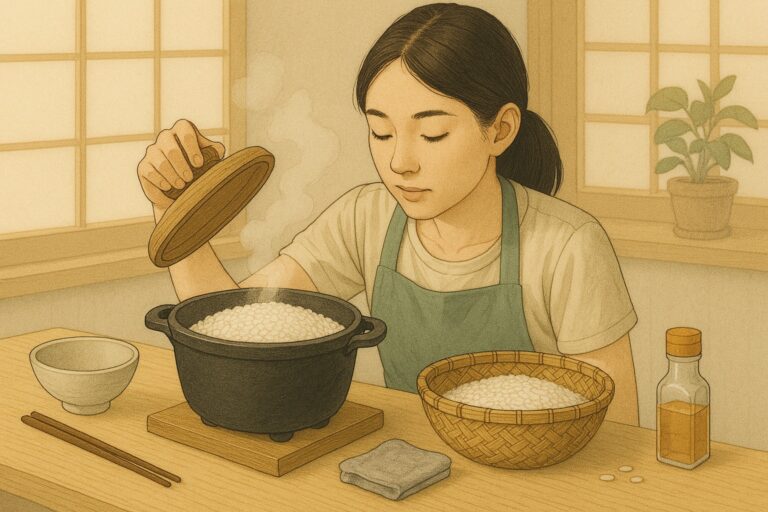 Comment faire cuire le riz pour sushi sans autocuiseur comme au Japon 2
