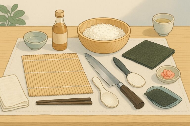 Quel materiel pour faire des sushis maison facilement
