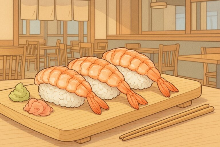 Recette de sushi au crevette