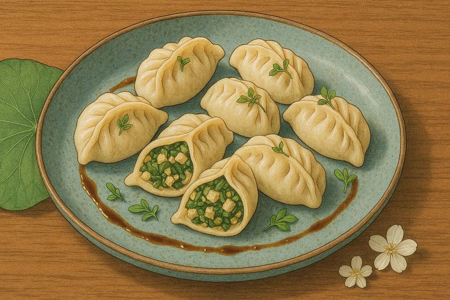 Recettes de Dumplings végétariens
