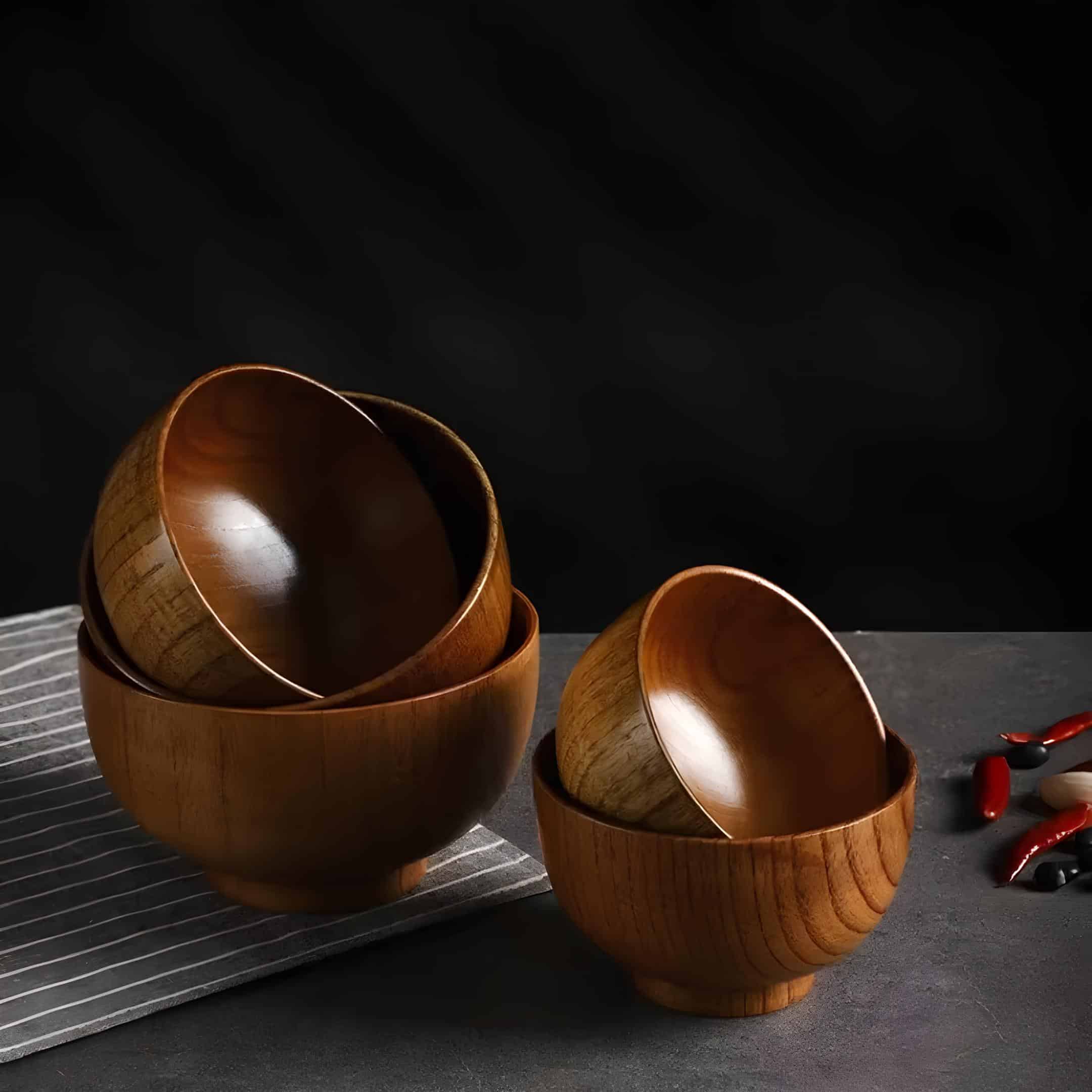 bol en bois japonais 1