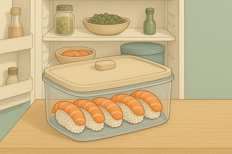 comment conserver les sushis 1