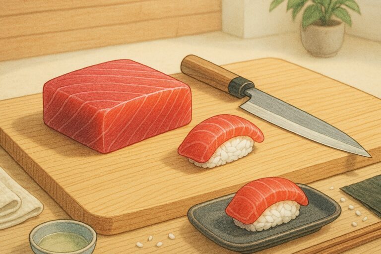 comment faire des sushis au thon