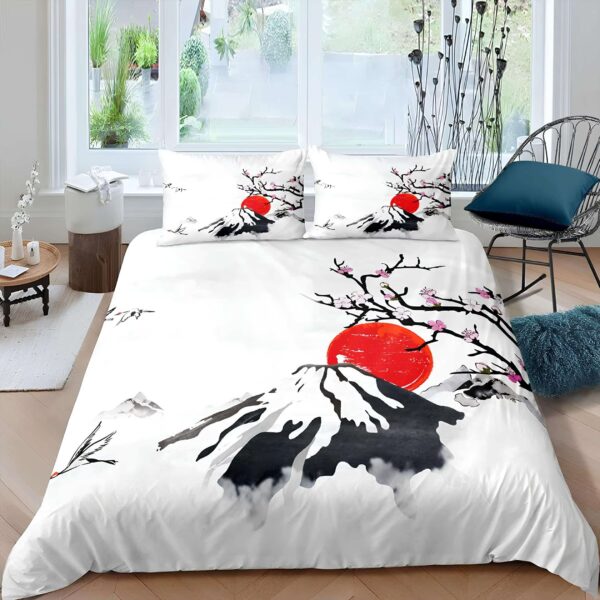 Parure de lit japonaise Mont Fuji