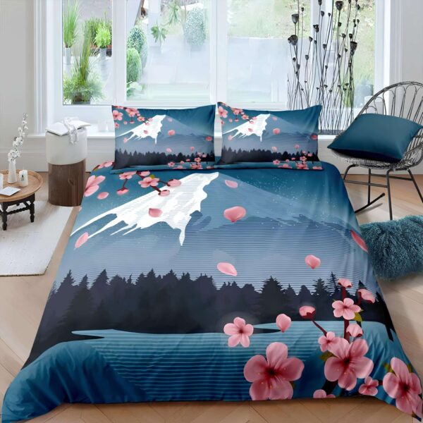 Housse de couette motifs japonais