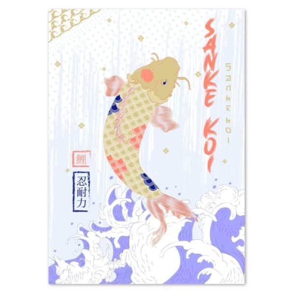 Impression photo sur toile poisson Koi