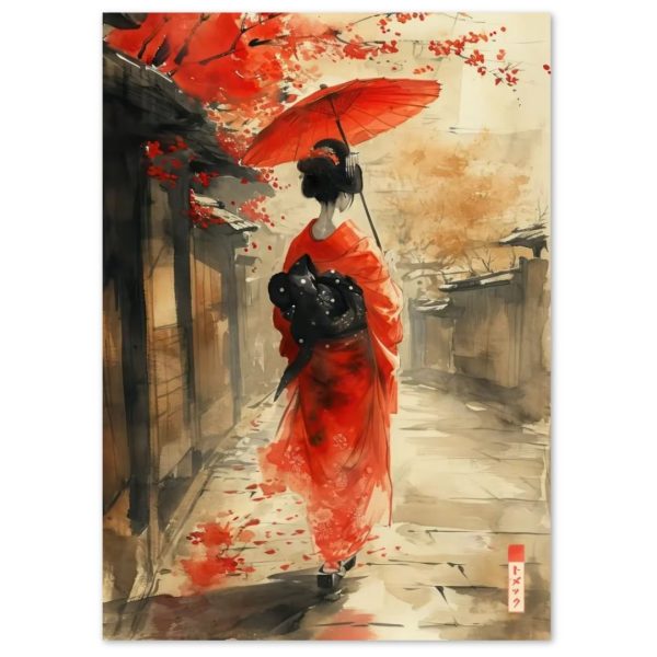 Estampes japonaises anciennes Geisha