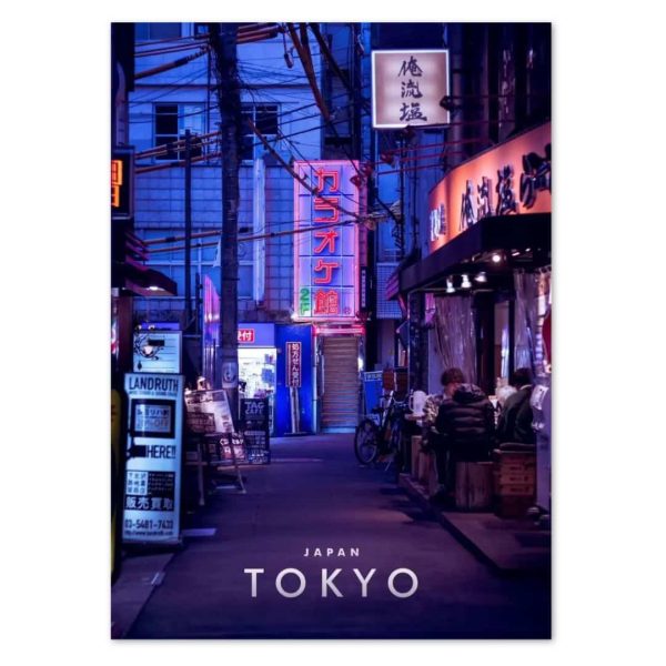 Affiche de Tokyo ambiance nocturne
