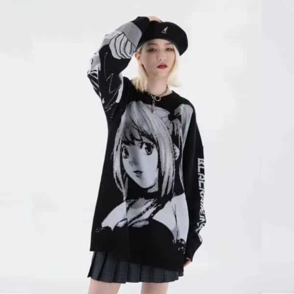 Pull kawai femme oversize